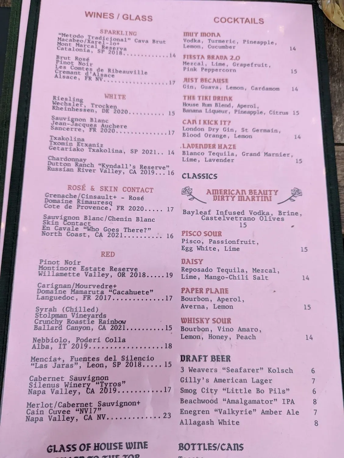 Menu 4