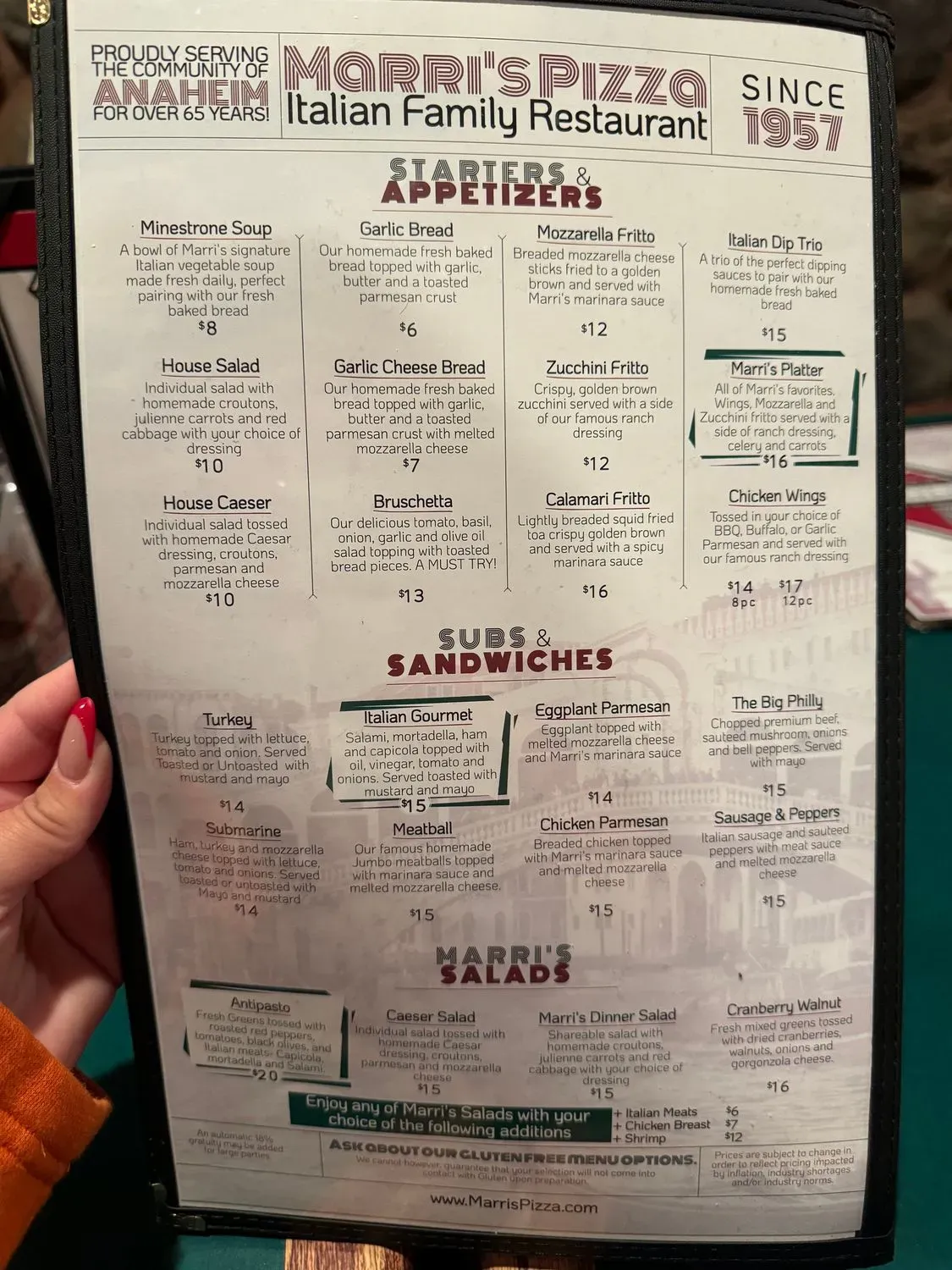 Menu 3