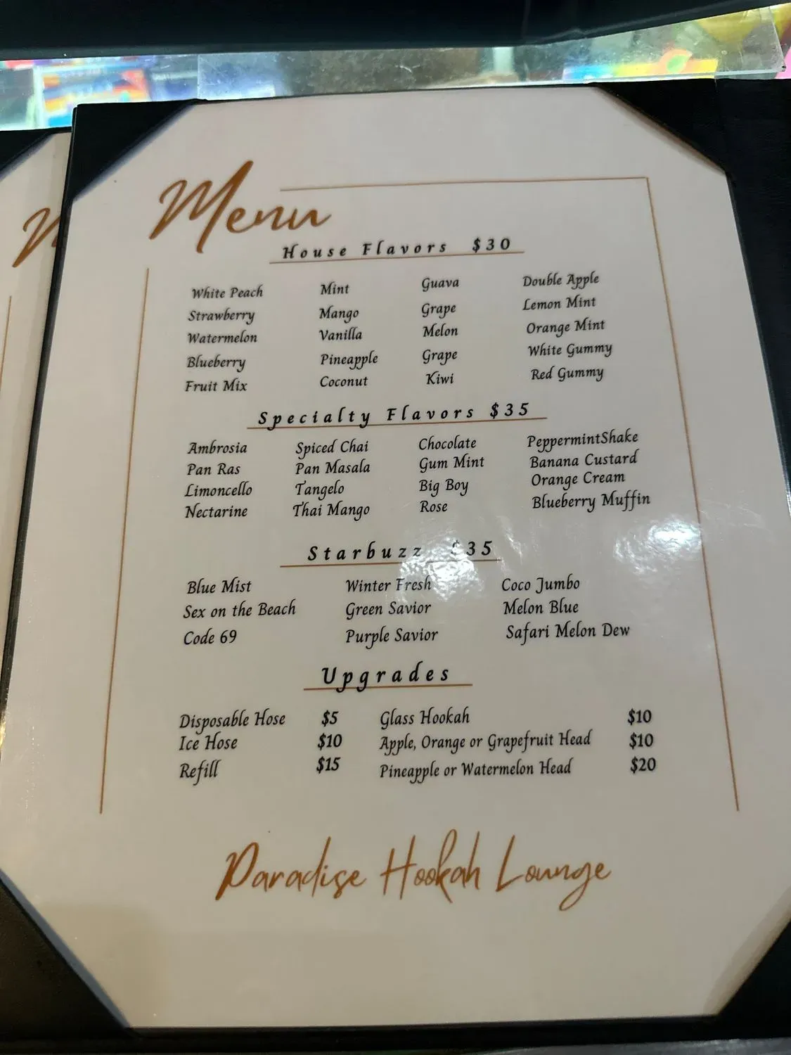 Menu 2