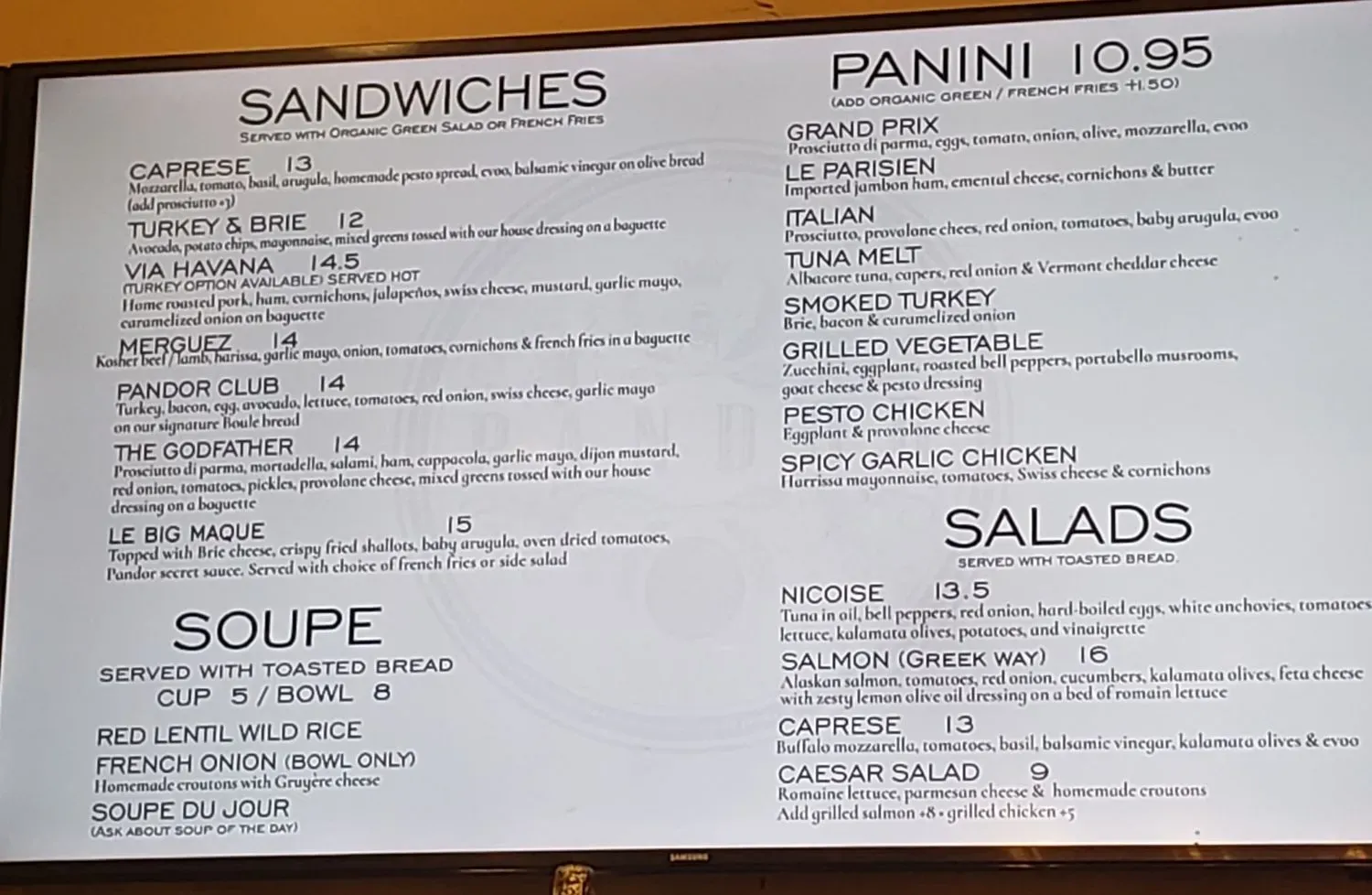 Menu 2