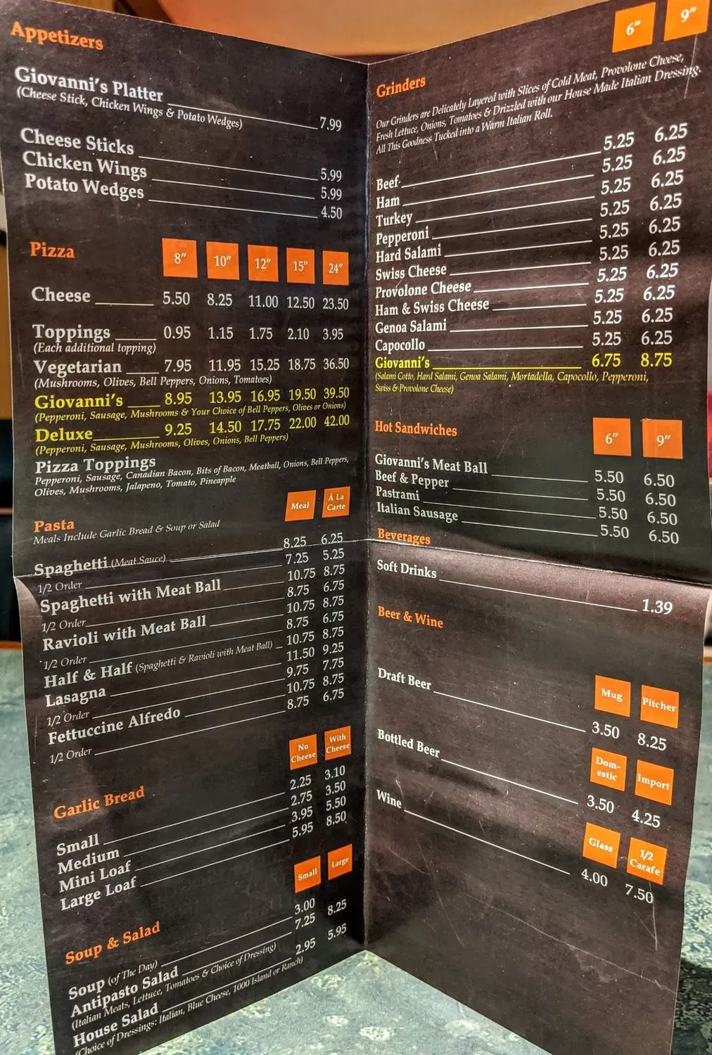 Menu 3