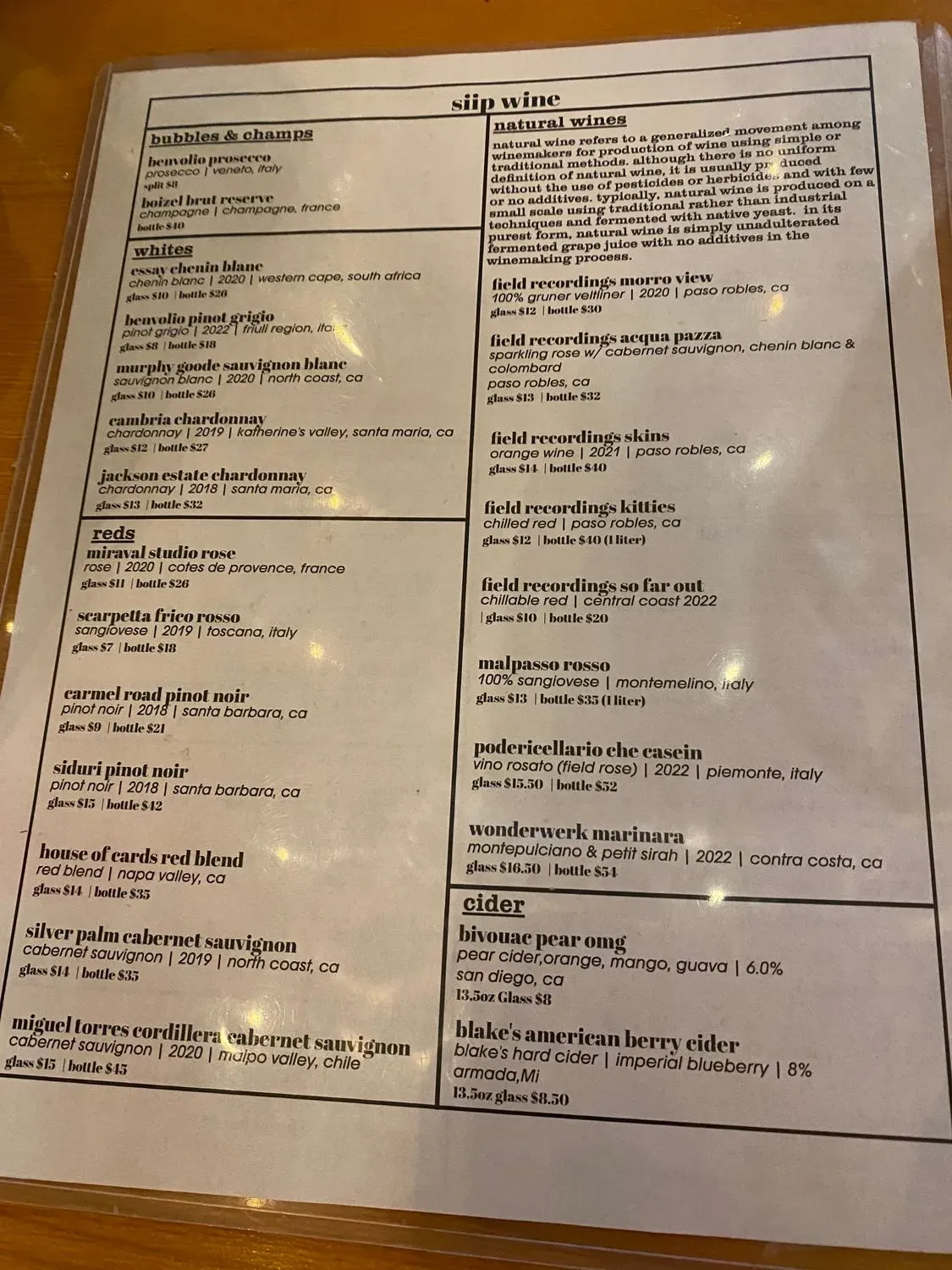 Menu 3