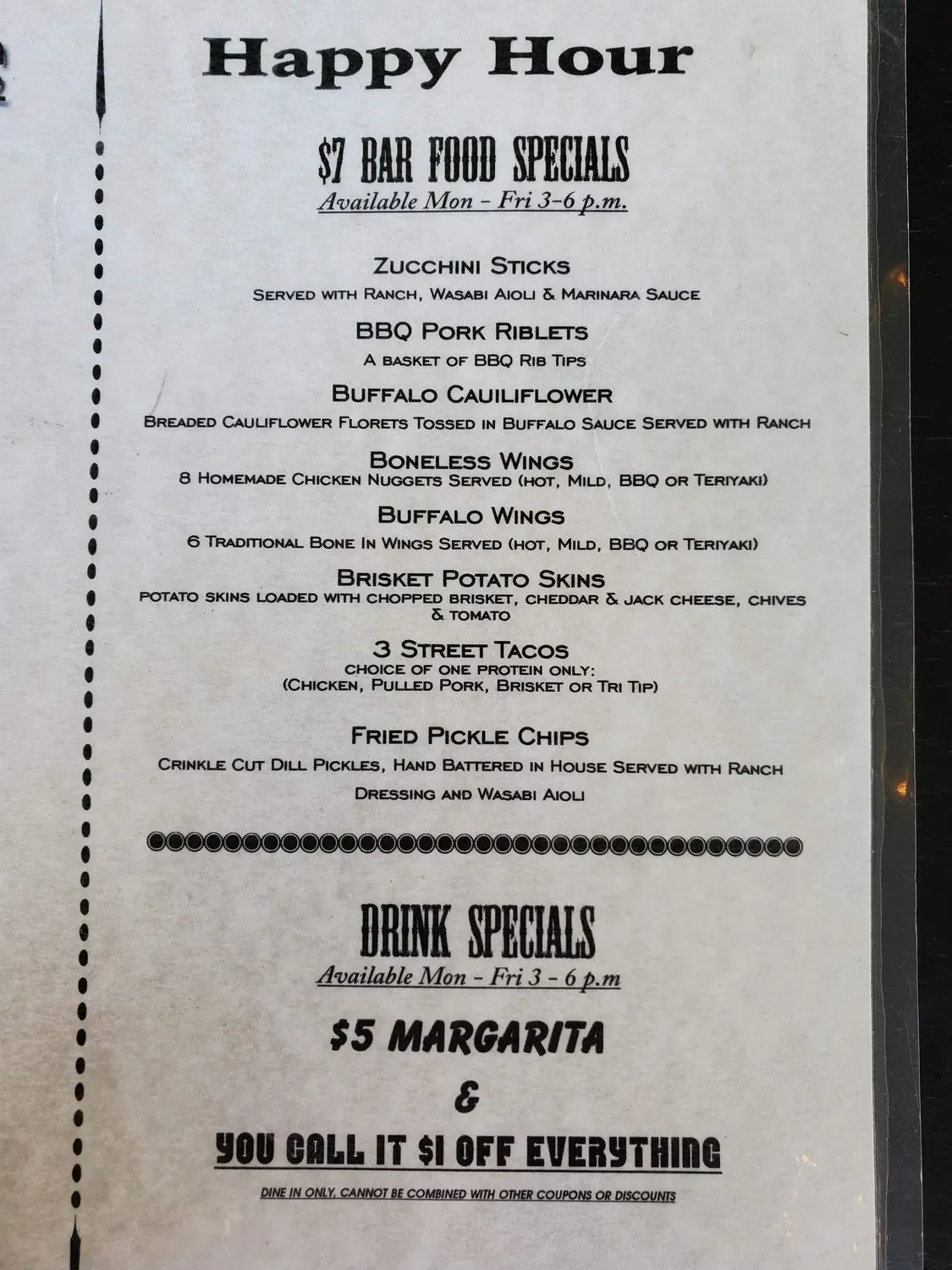 Menu 5