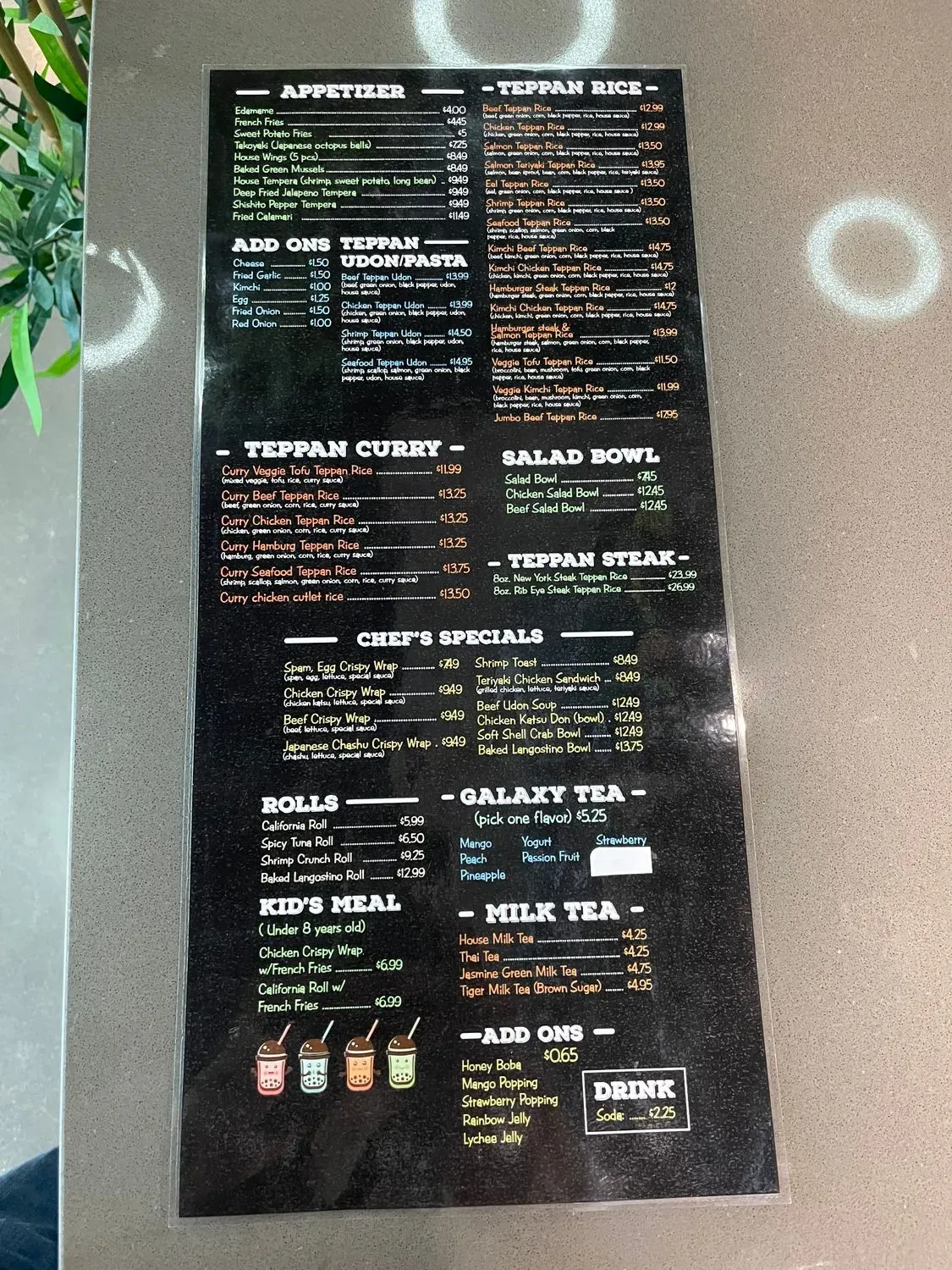 Menu 3