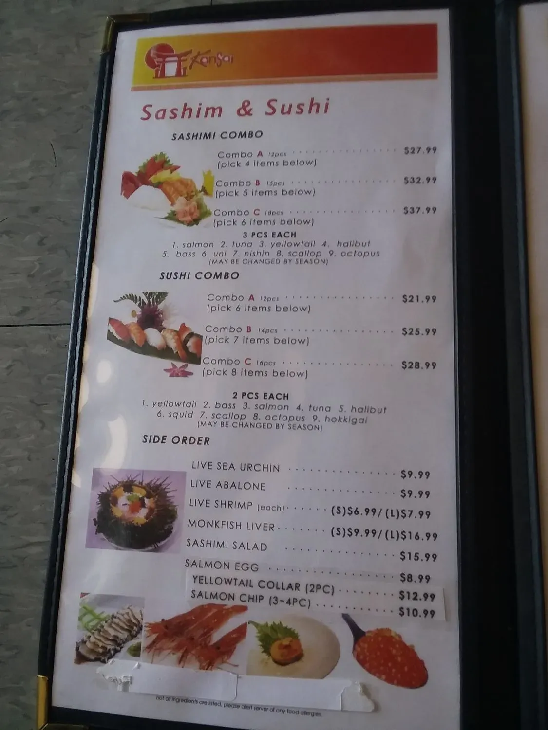 Menu 4