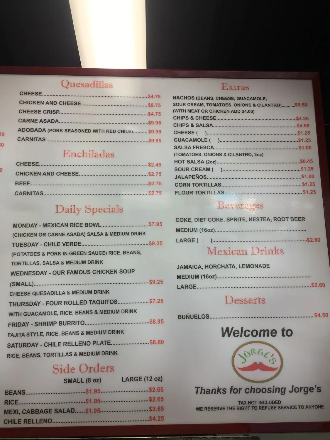 Menu 3