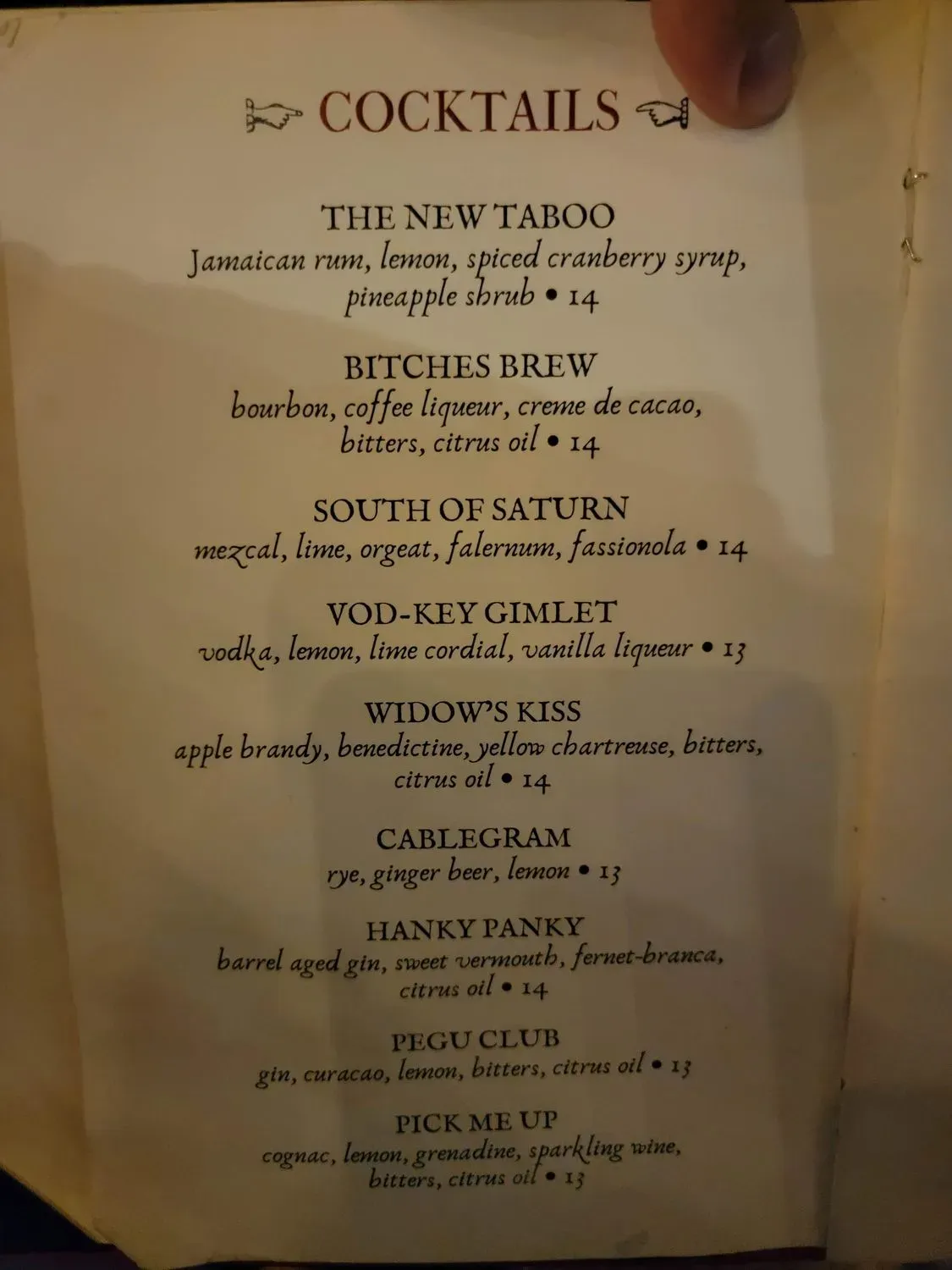 Menu 6