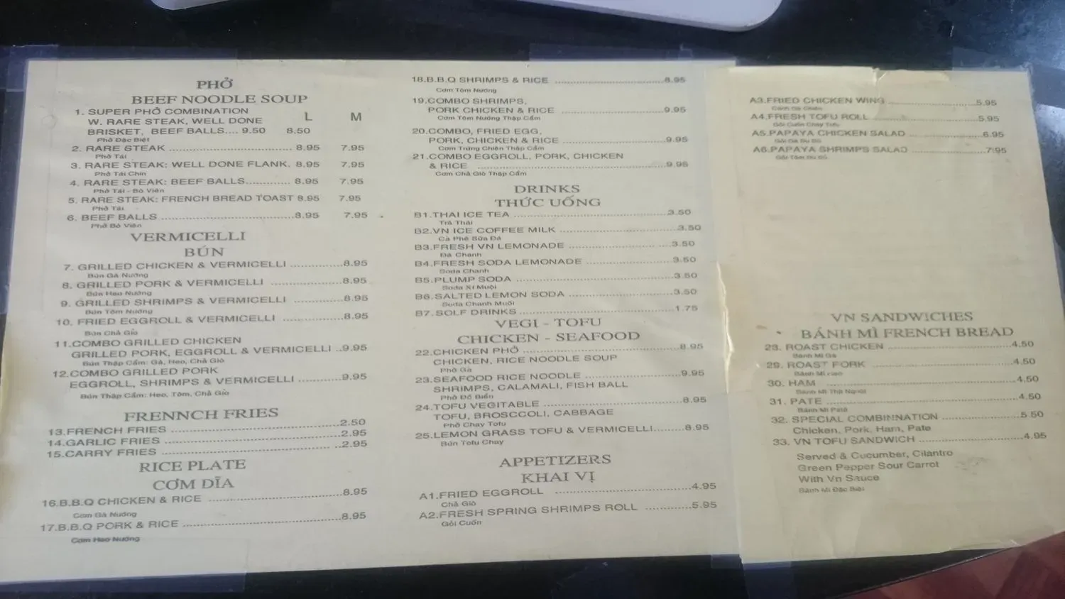 Menu 4