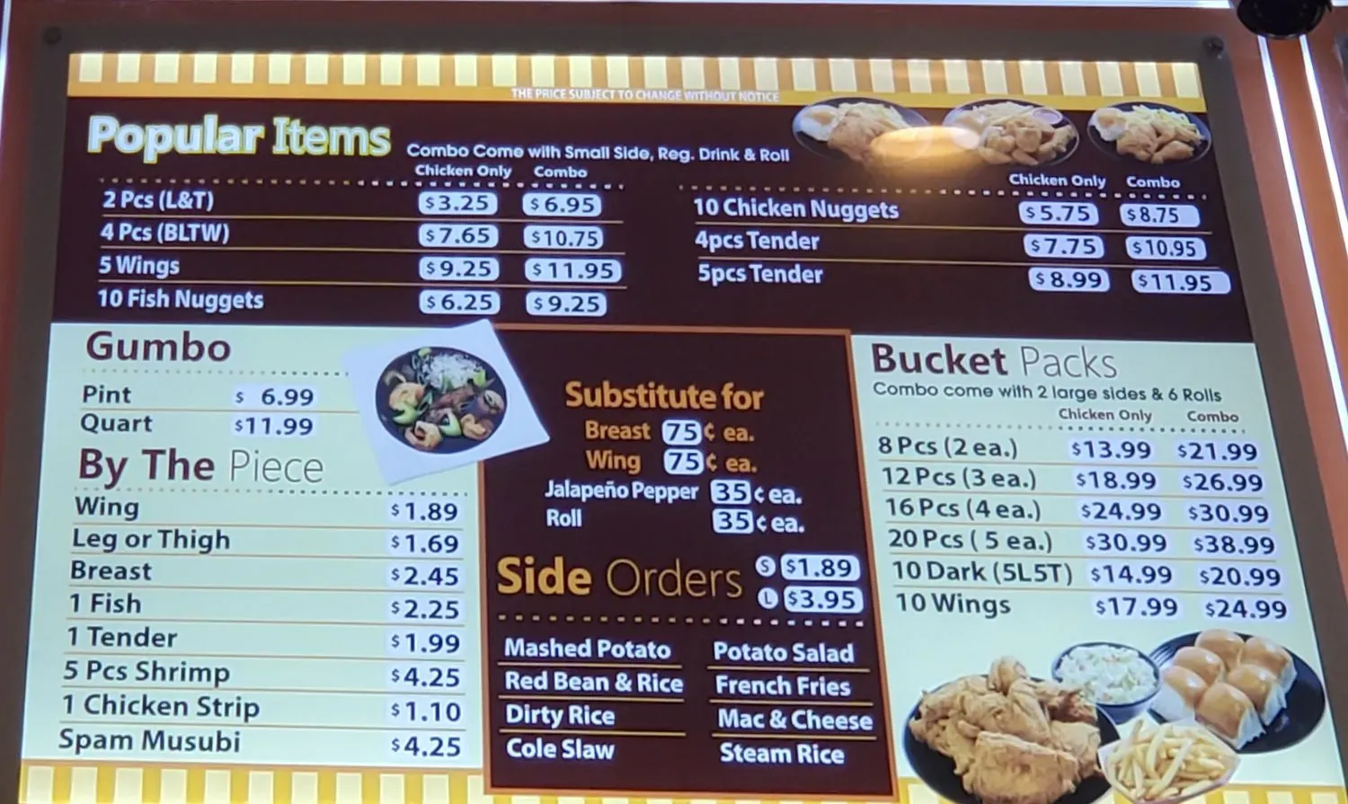 Menu 6