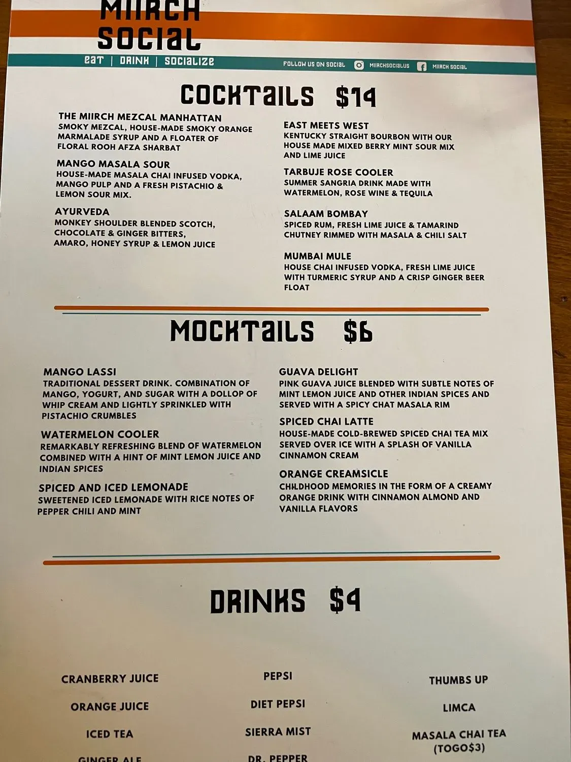 Menu 2