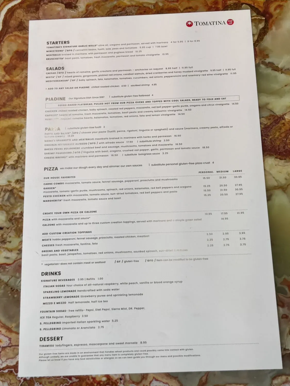 Menu 2