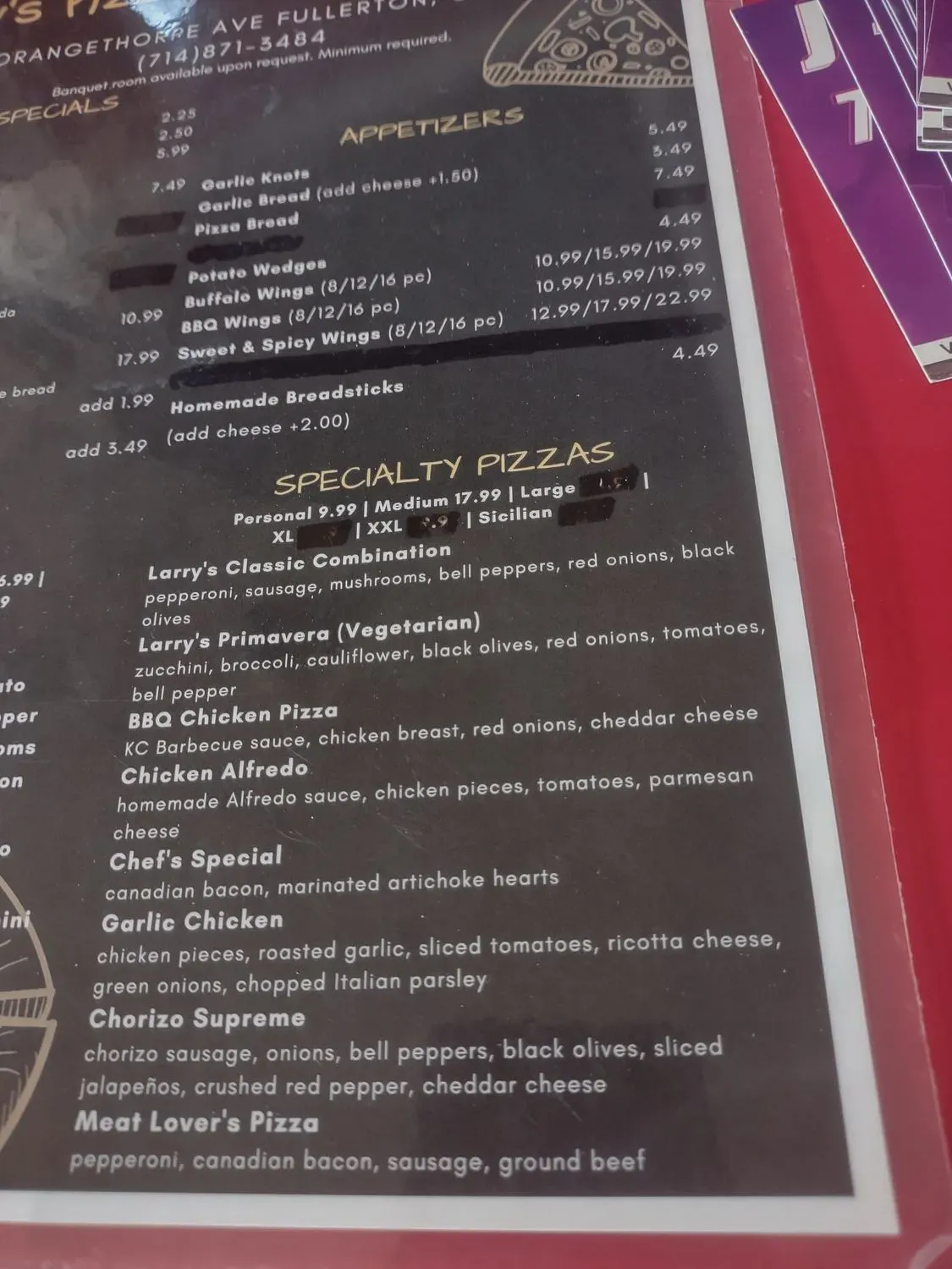 Menu 3