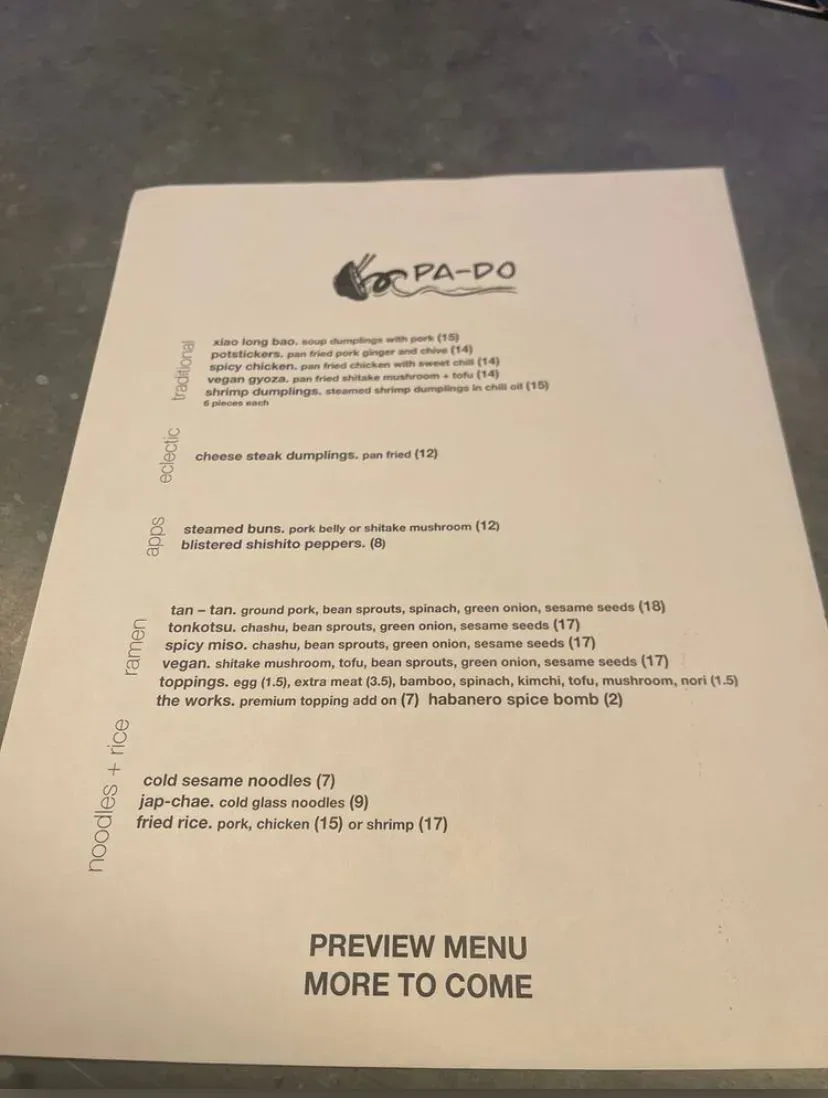 Menu 3