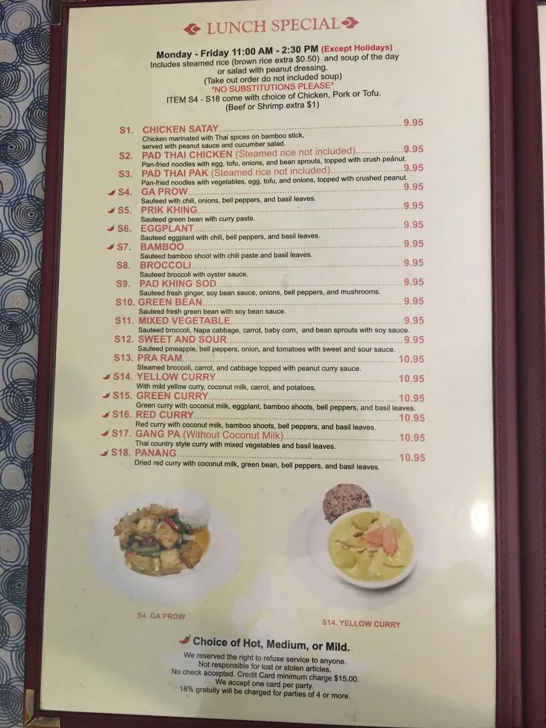 Menu 4