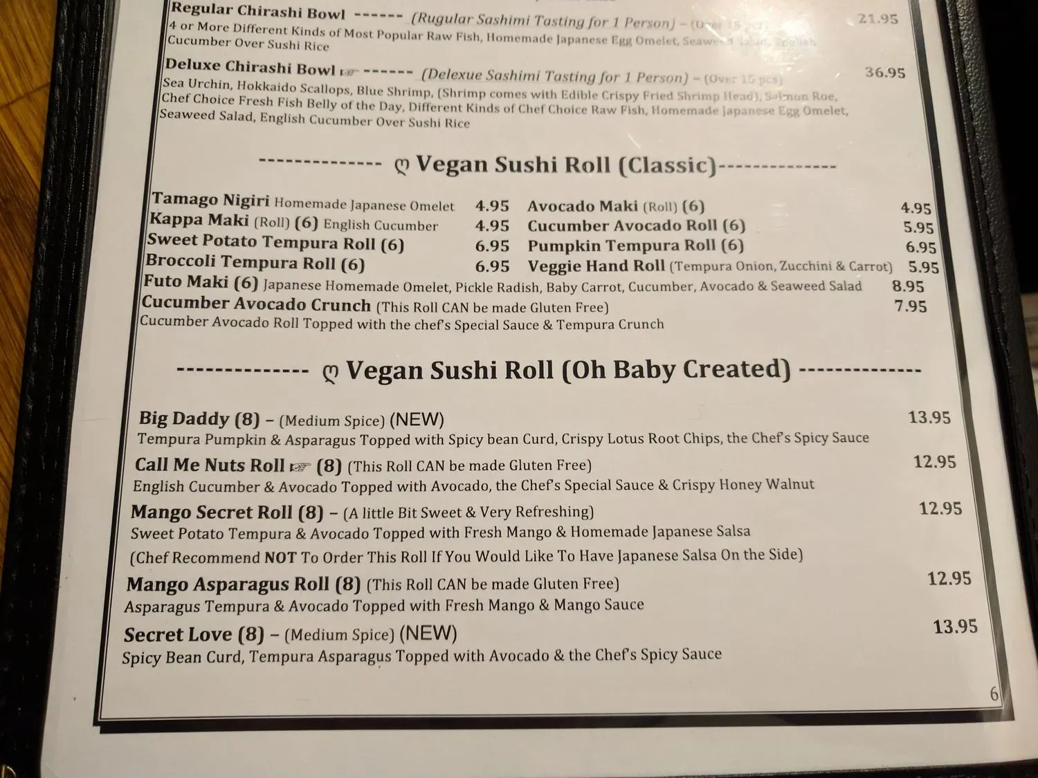 Menu 6