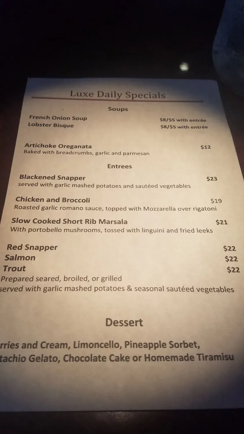 Menu 5