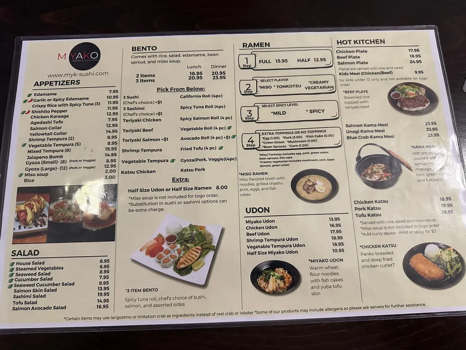 Menu 5