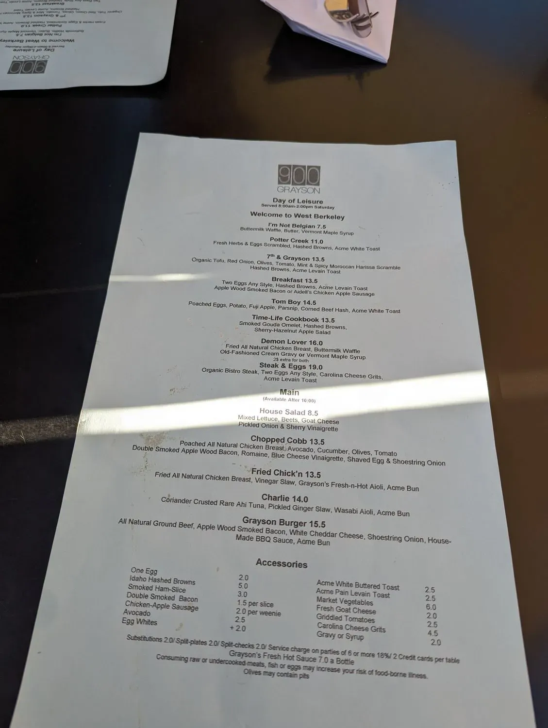 Menu 2