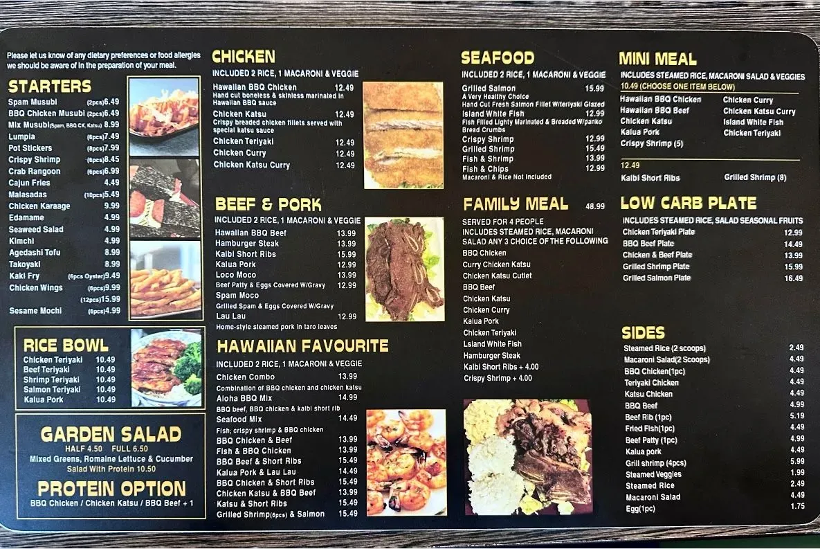 Menu 3