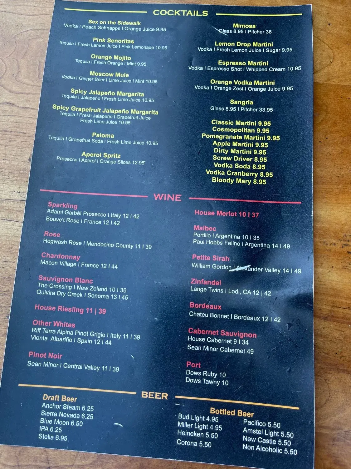 Menu 3