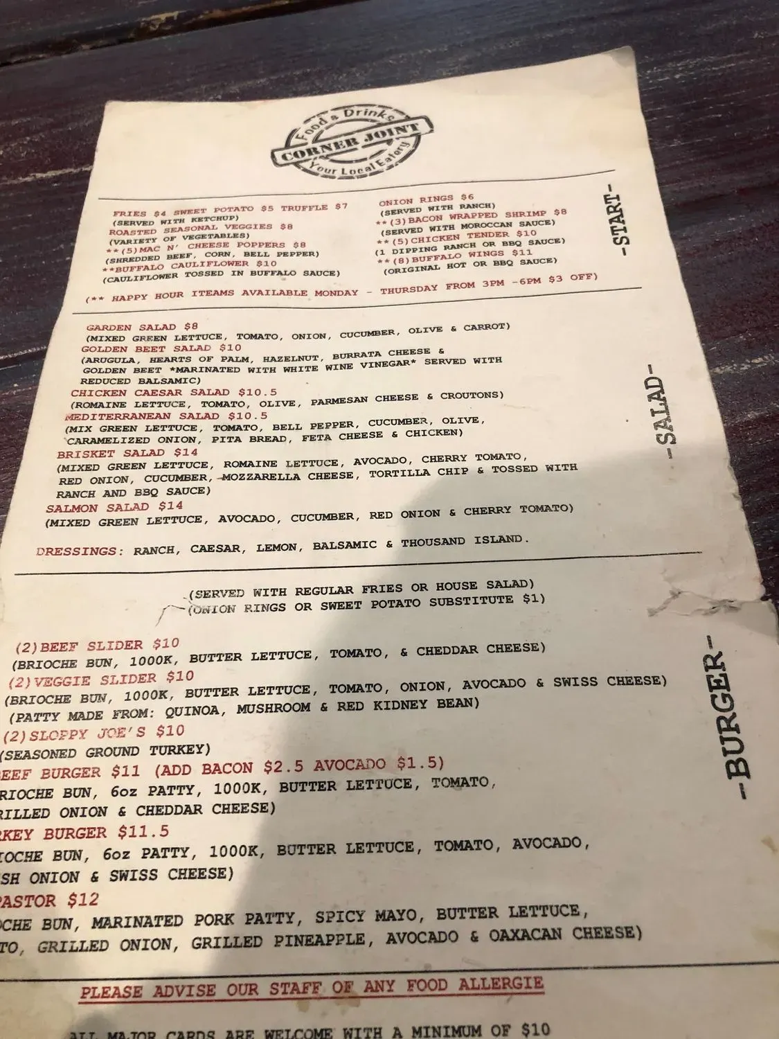 Menu 4