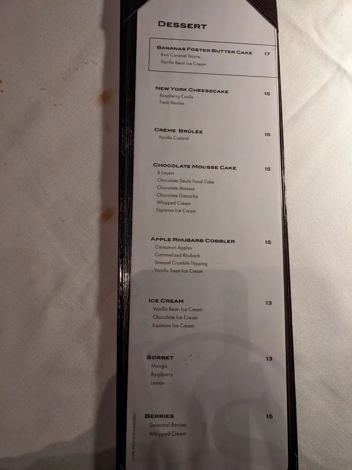 Menu 4