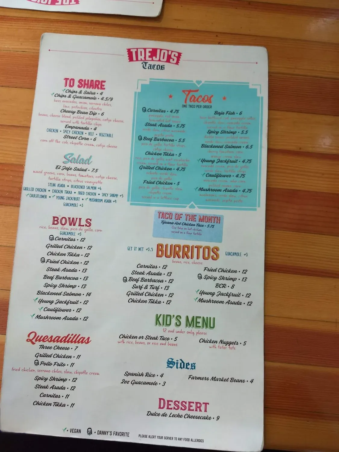 Menu 6