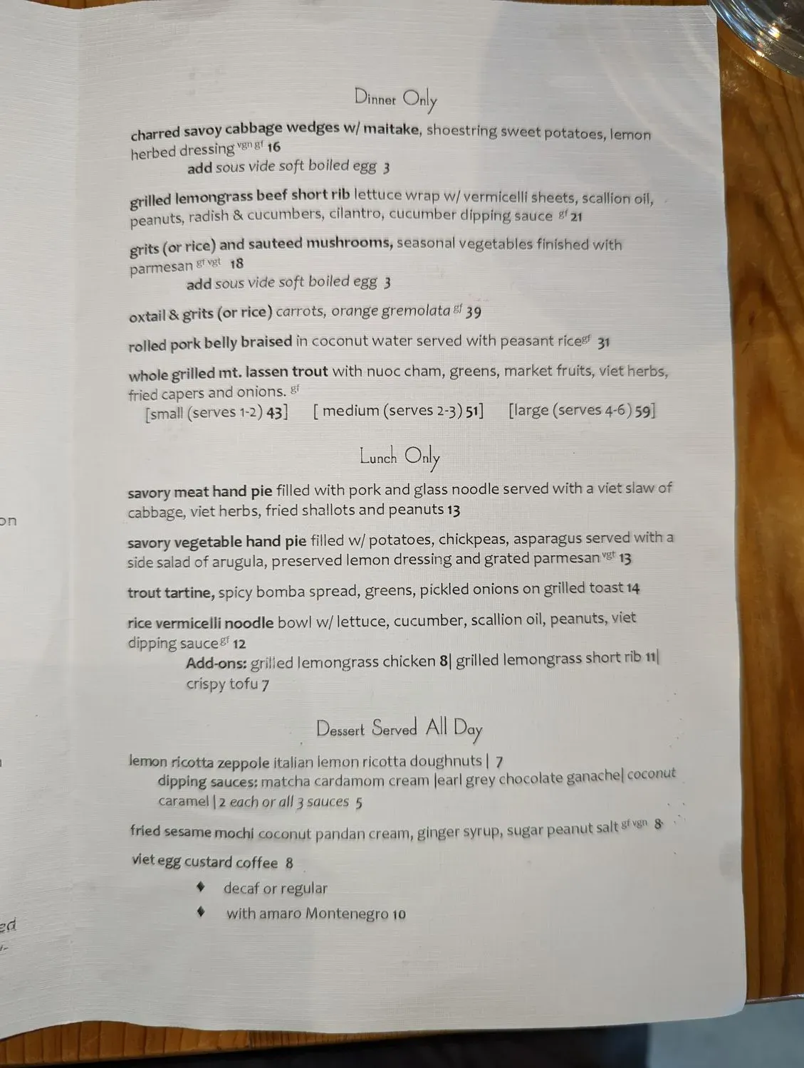 Menu 6