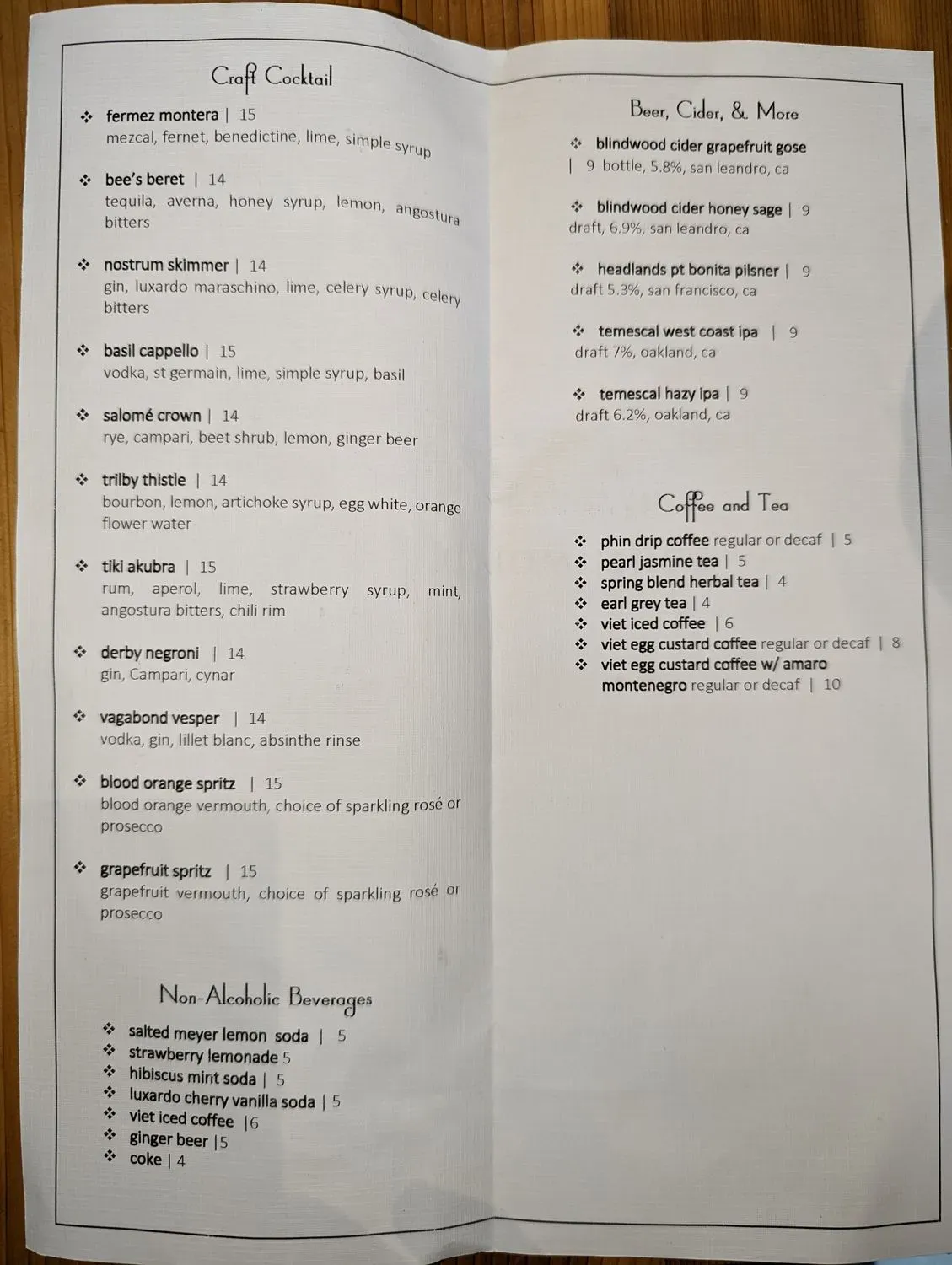 Menu 2