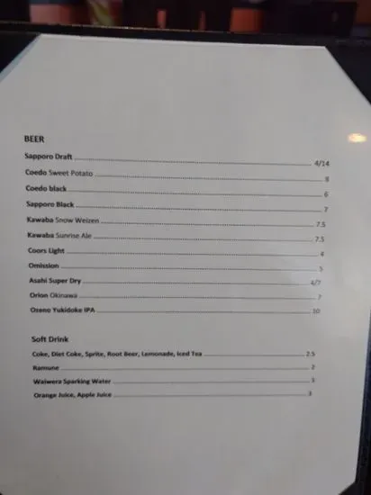 Menu 2