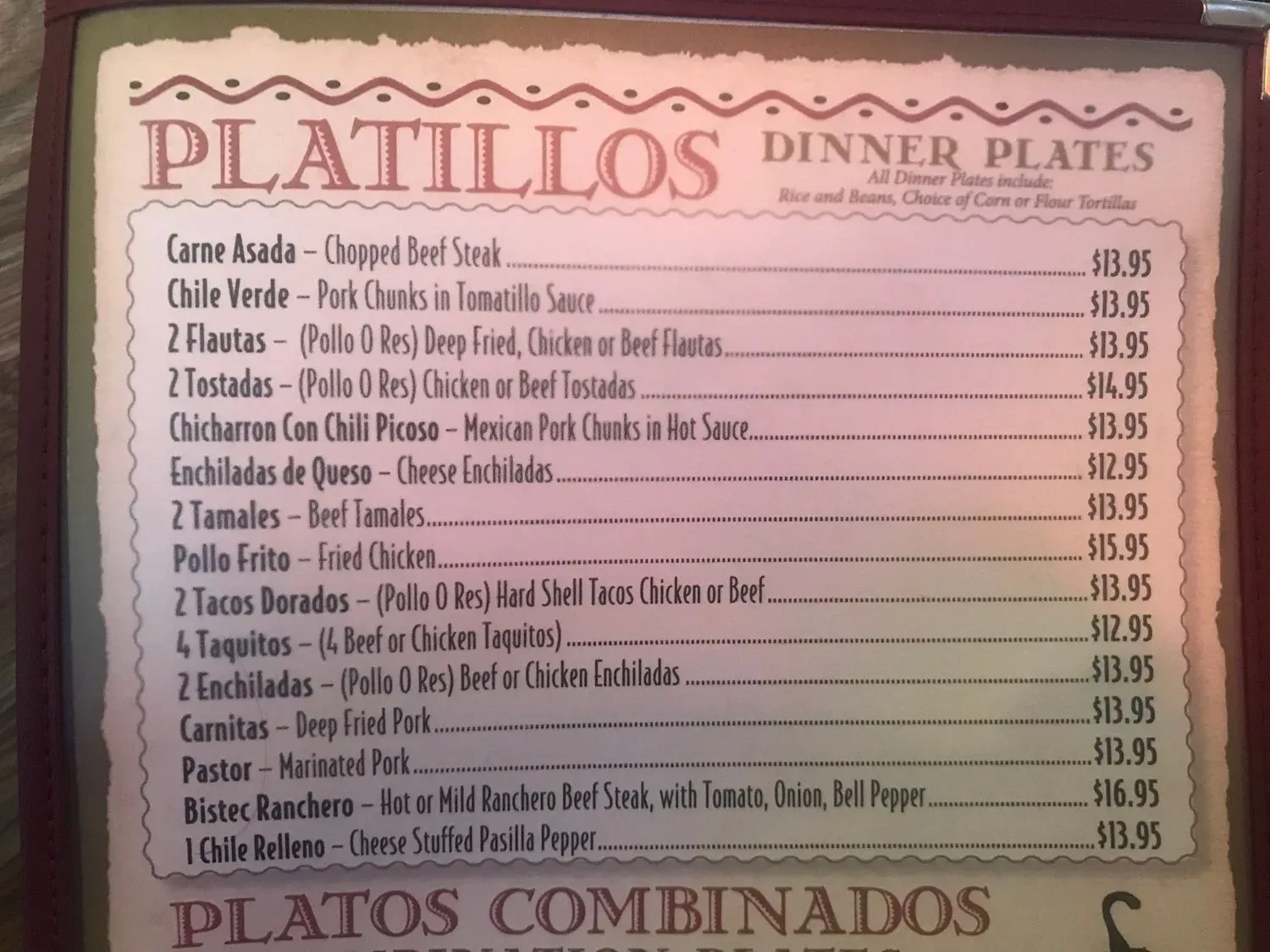 Menu 5