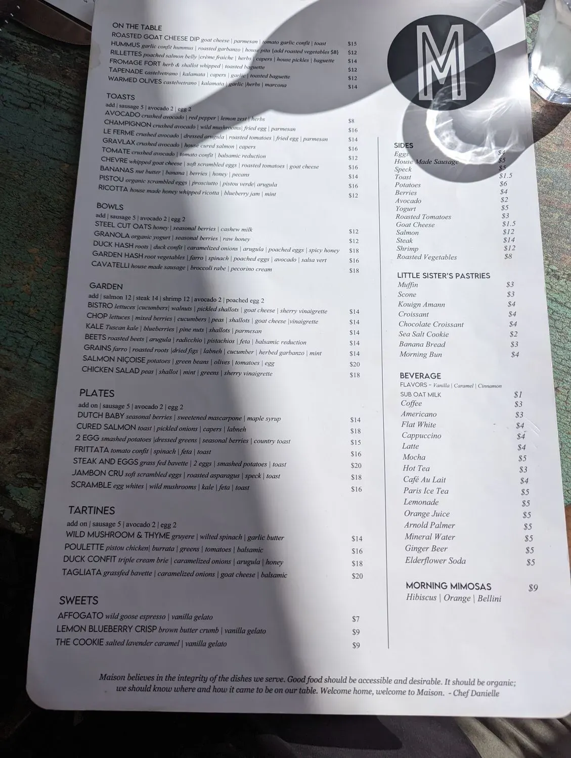 Menu 5