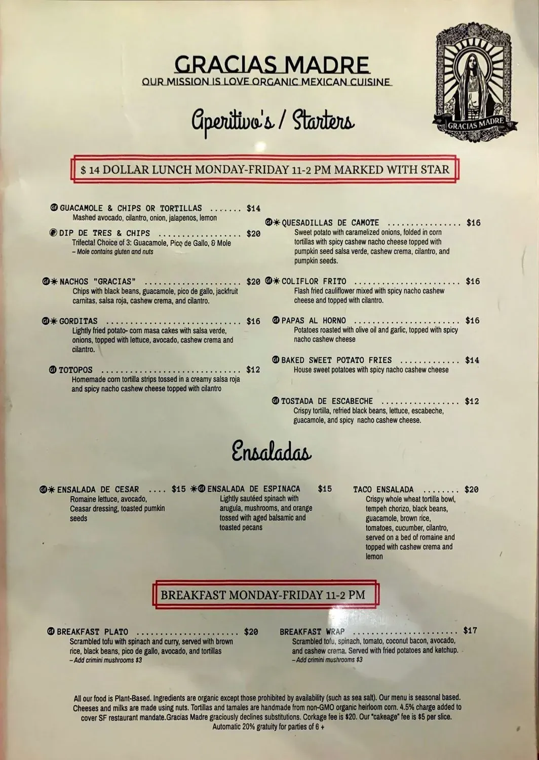 Menu 2