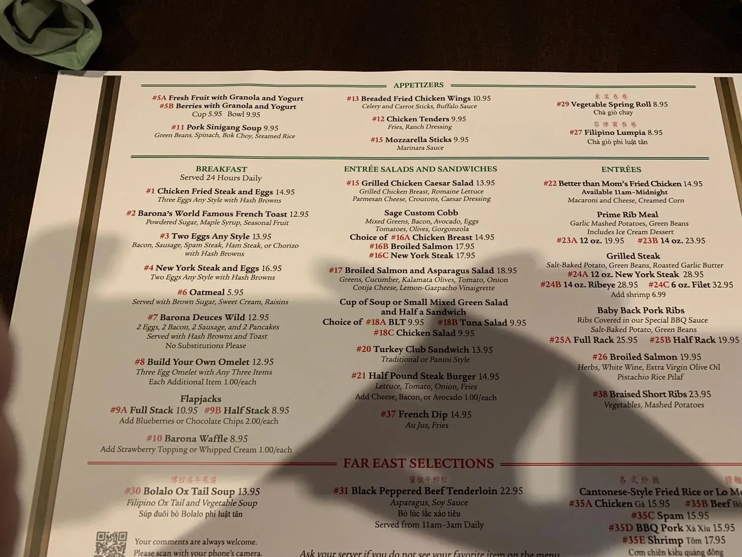 Menu 6