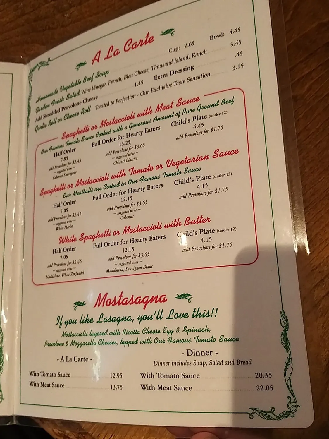 Menu 4