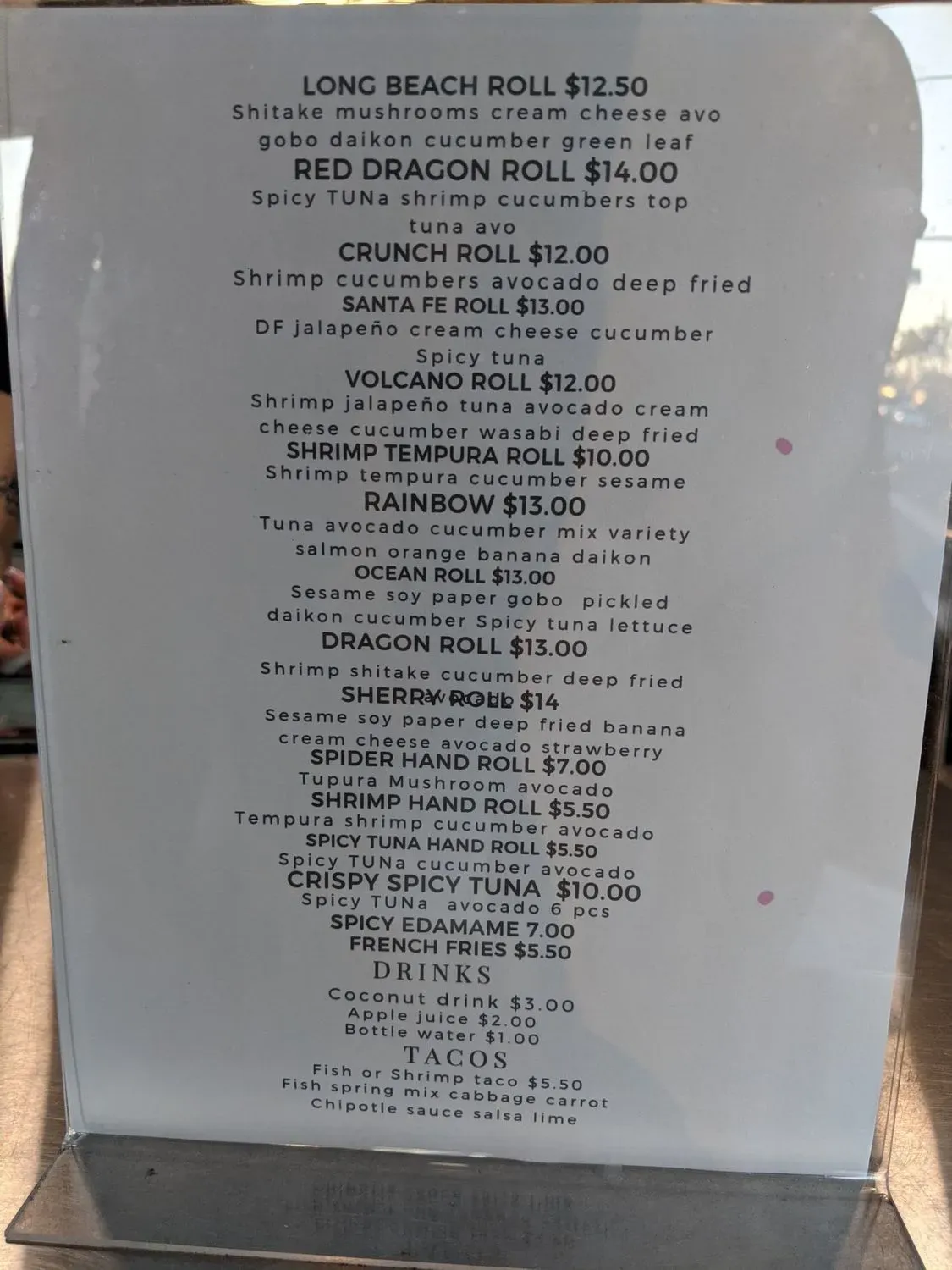 Menu 5