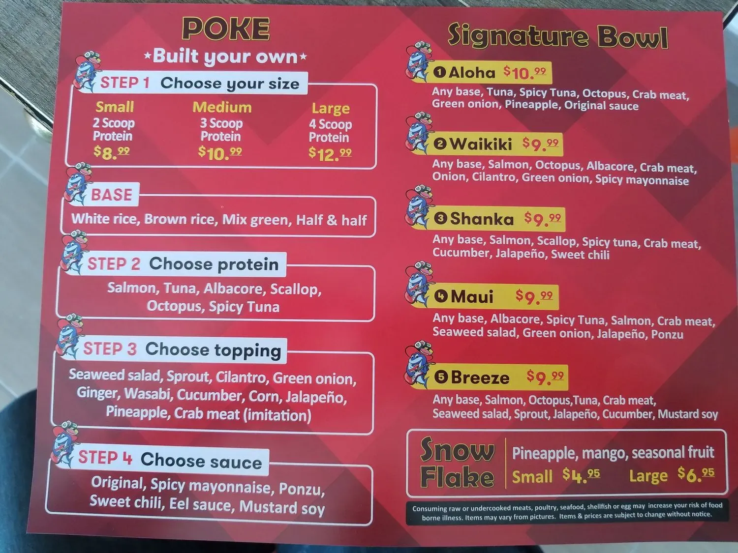 Menu 4