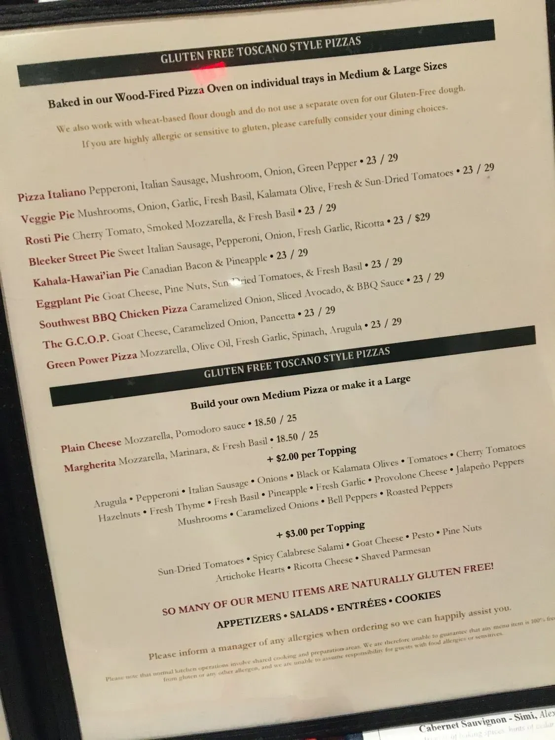 Menu 6