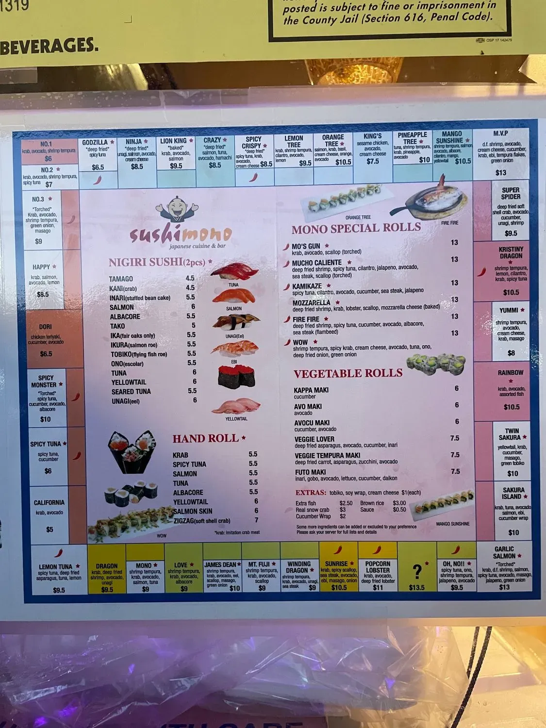 Menu 5