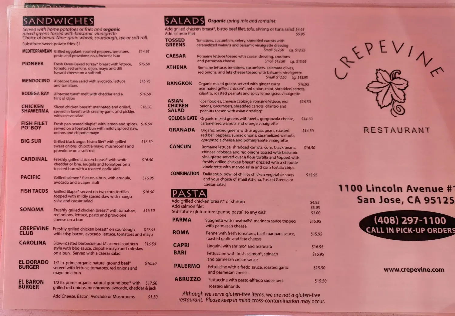 Menu 2