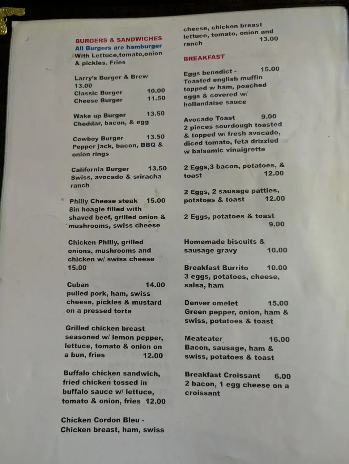 Menu 3