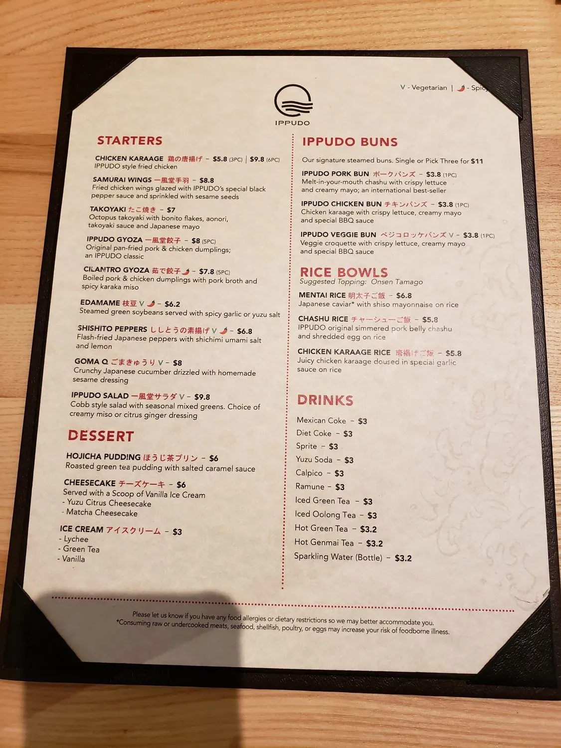 Menu 6