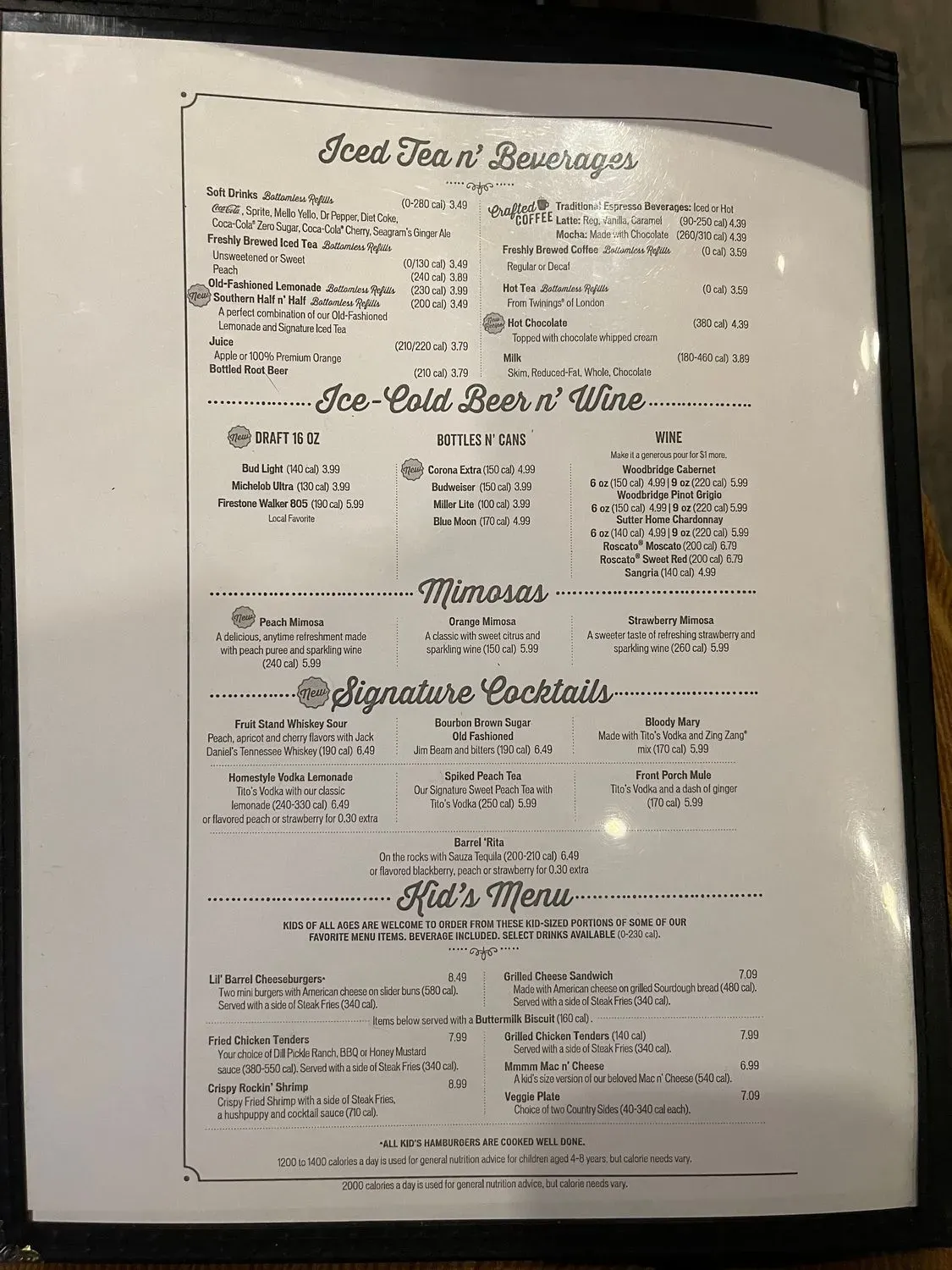 Menu 2