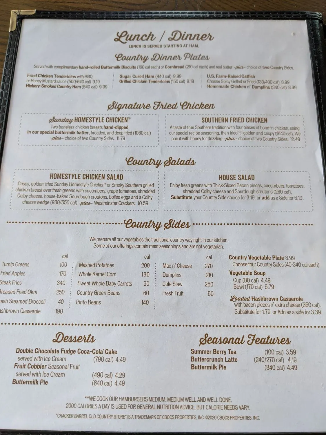 Menu 6