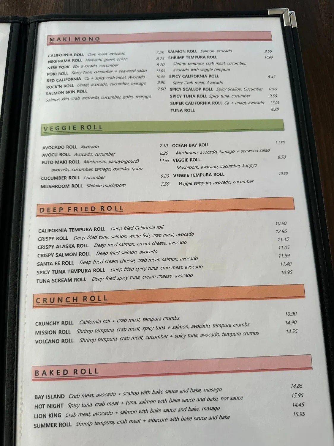 Menu 3