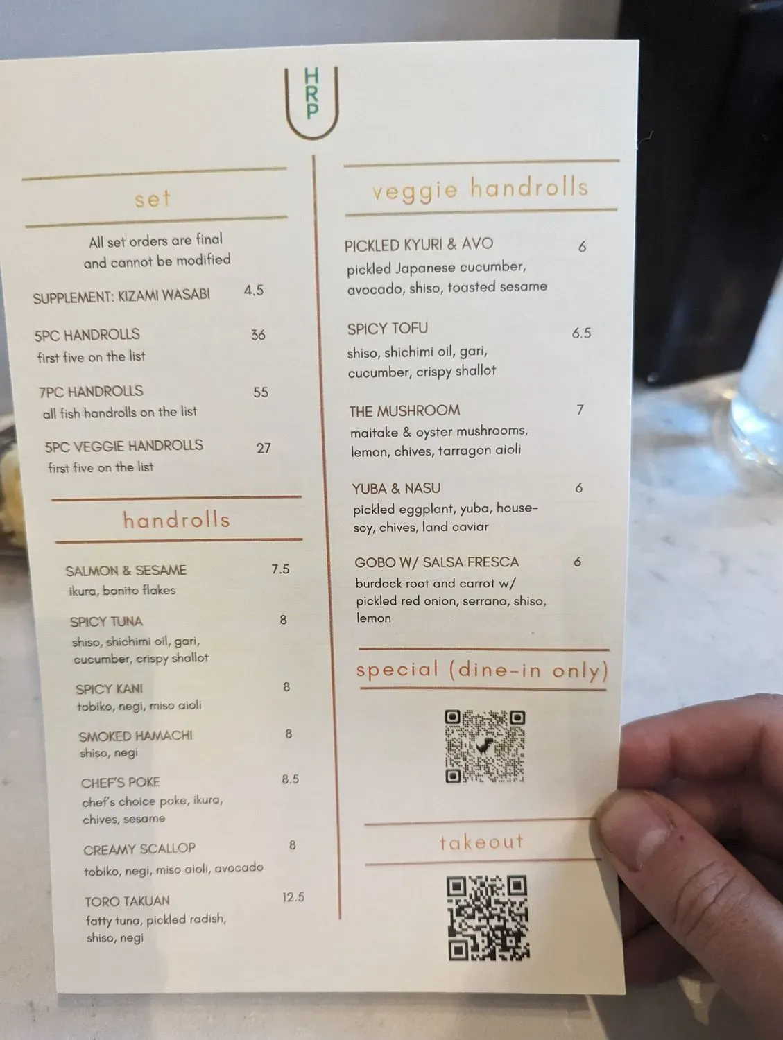 Menu 6