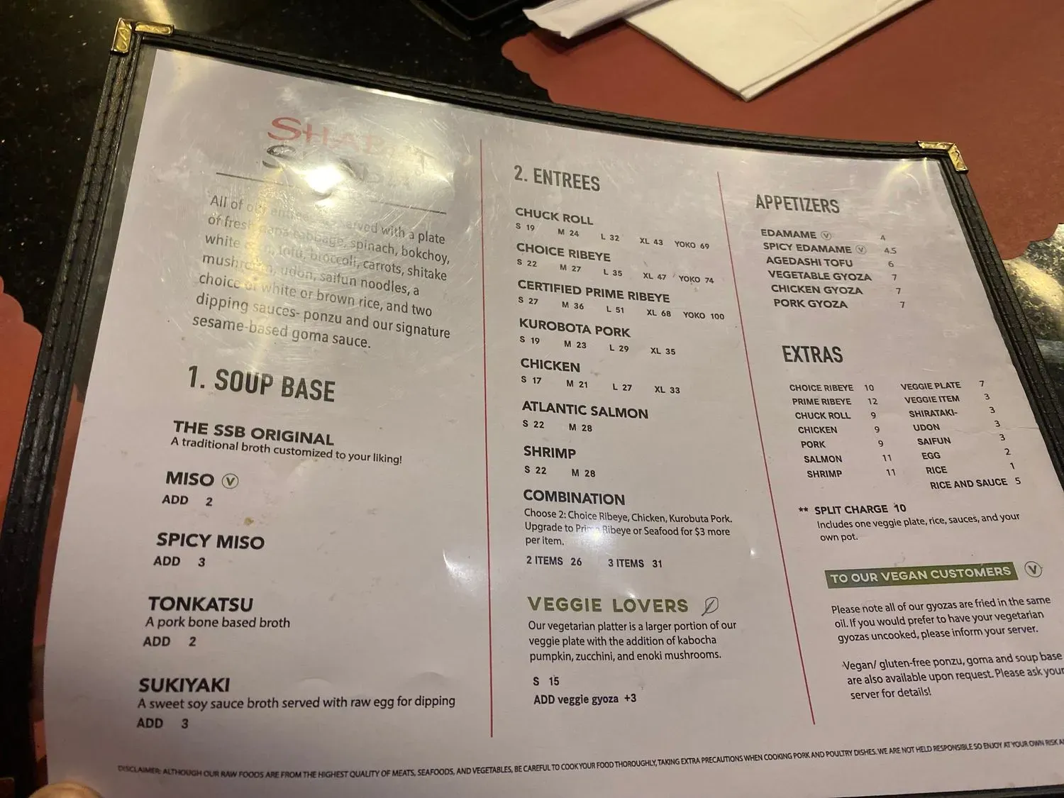 Menu 3