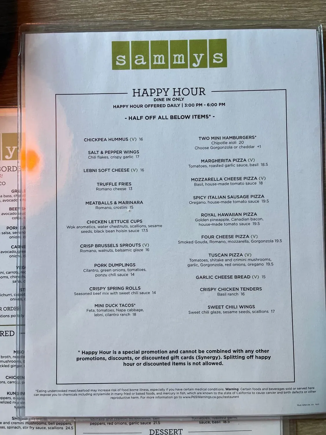 Menu 3