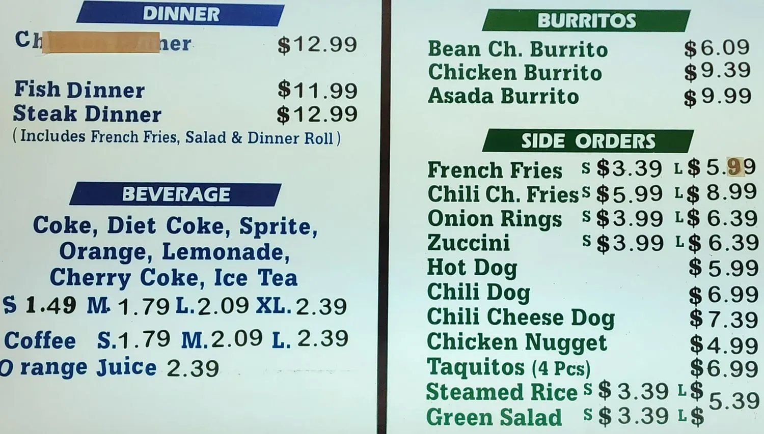 Menu 2