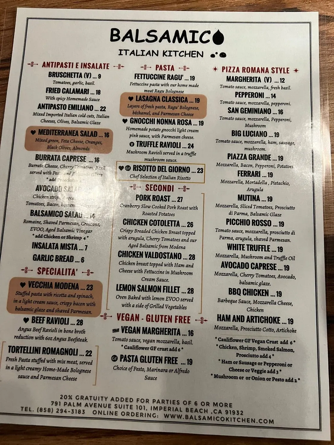 Menu 4